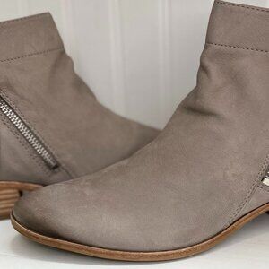SAM EDELMAN  Packer Womens Leather Almond Toe Ankle Boots  in Putty Size 11.5